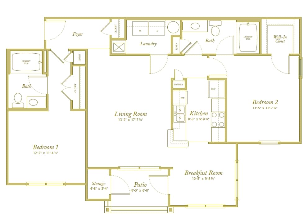 The Pisa - Pisa 2BR 2BA