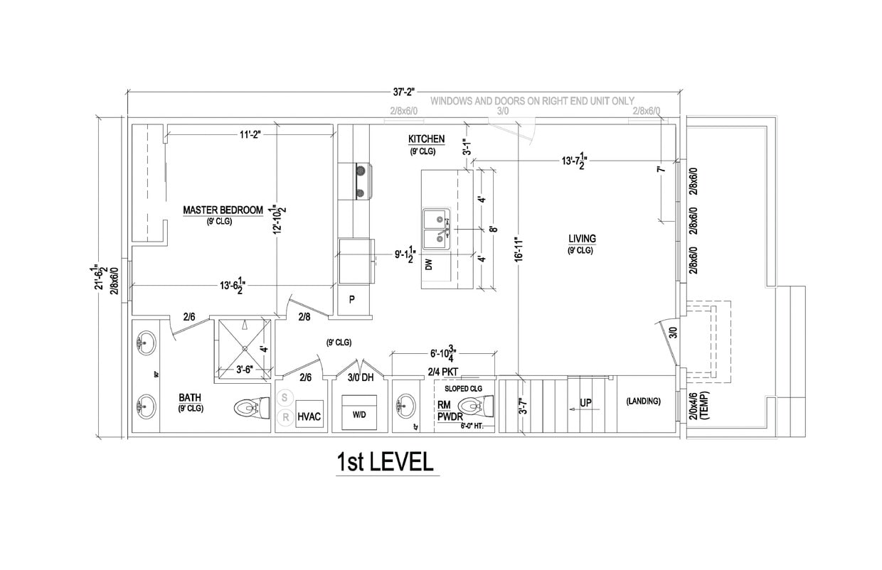 3 Bedroom First Level - 3 Bedroom