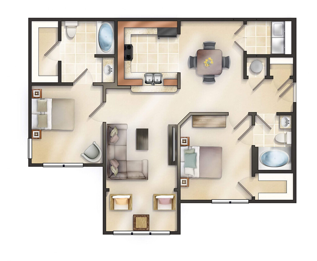 Floor Plan - The Oxford w/Sunroom