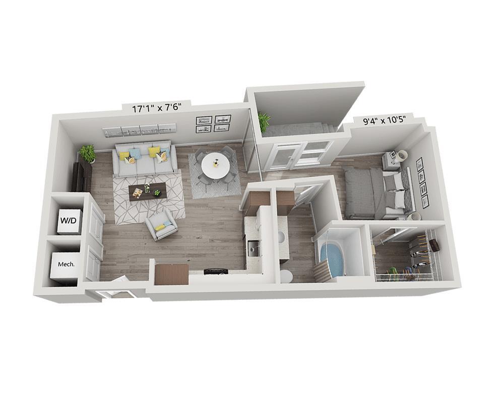 Floor Plan - Studio E1E