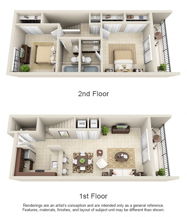 Floor Plan - PH1 Reno - B Townhome