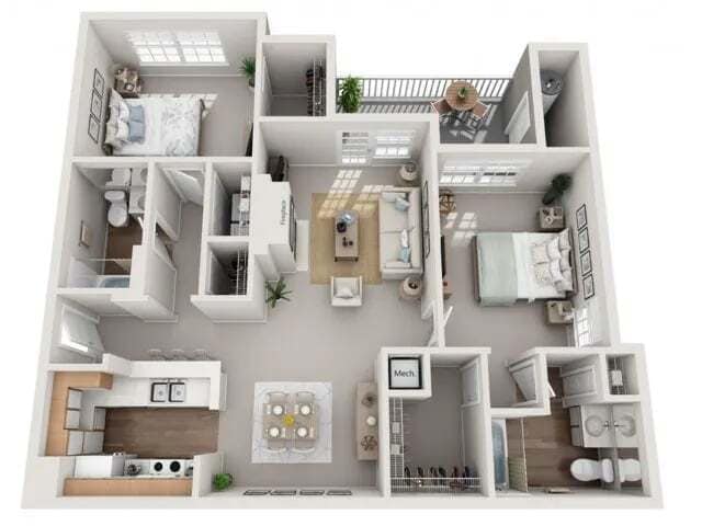 Floor Plan - The Timber