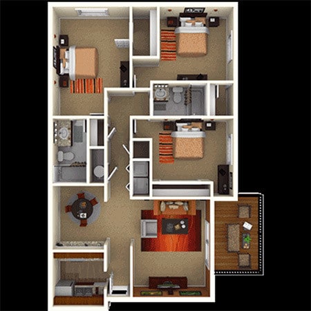 Floor Plan - Oak