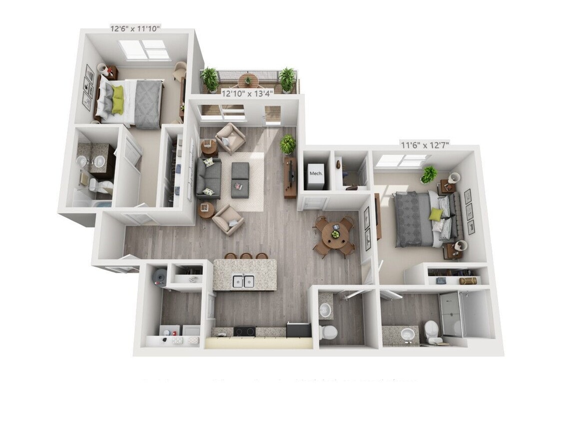 The Vivo | 2 Bedroom | 2.5 Bathroom - The Vivo