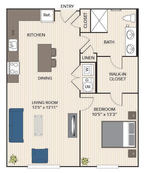 Floor Plan - 1E