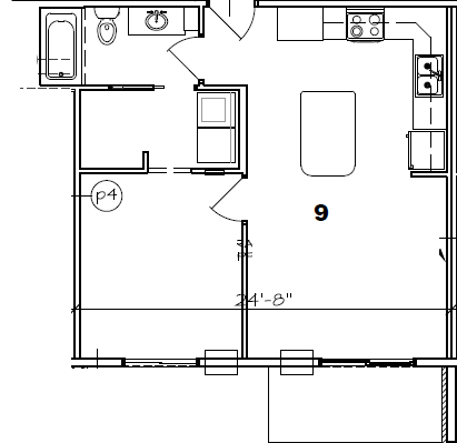 Floor Plan - 1 Bed / 1 Bath / 1 Stall Detached Garage / Lowe...
