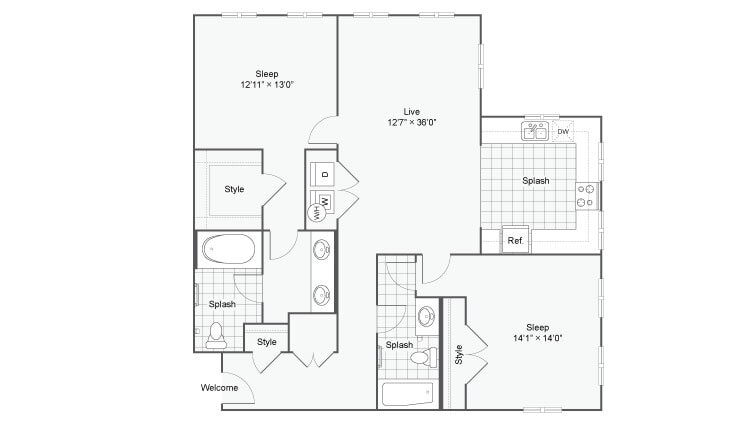 Floor Plan - B121