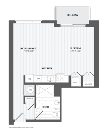 Floor Plan - Studio-S3.MT 367 Orange