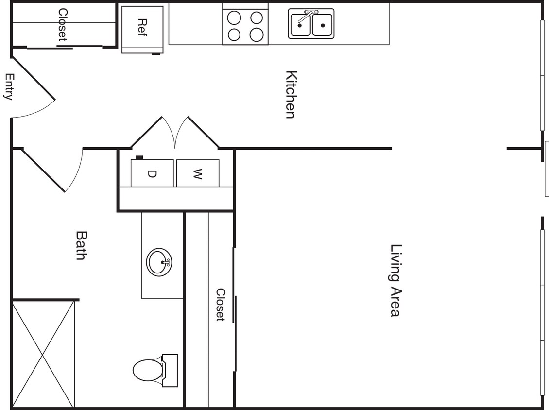 Floor Plan - Studio - N