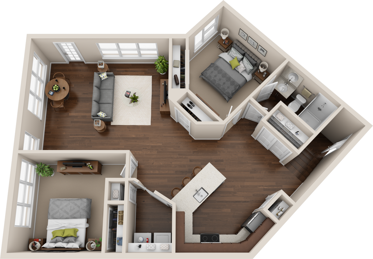 Canal Overlook 2BR - Indiana Flat