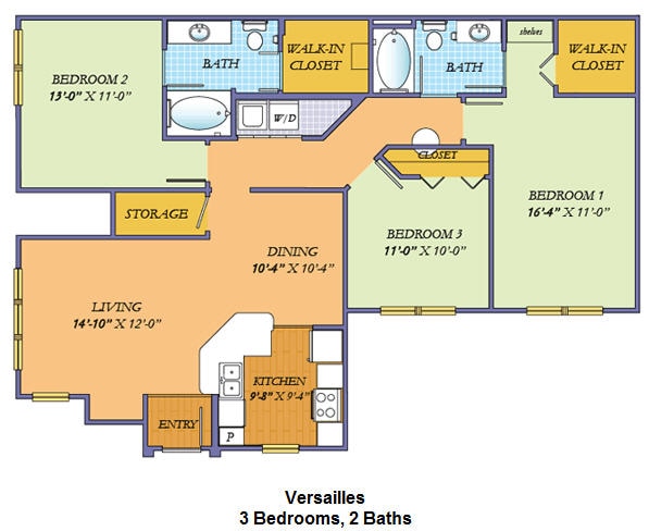 Floor Plan - Versailles