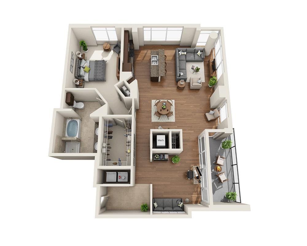 Floor Plan - Plan M (A1CD)