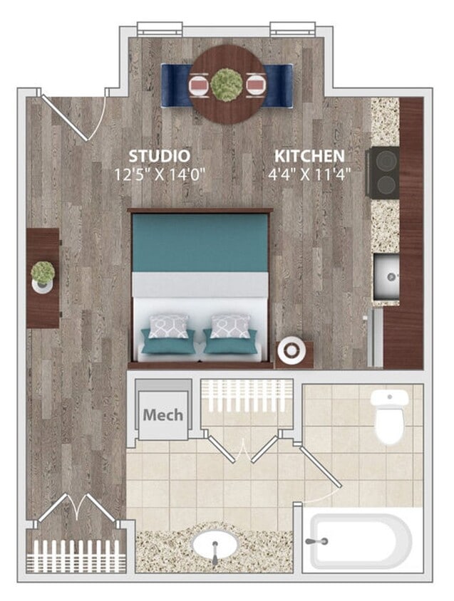 Floor Plan - The Hendrick (S1)
