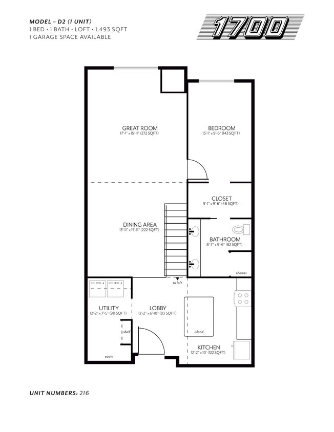 Floor Plan - Model D2