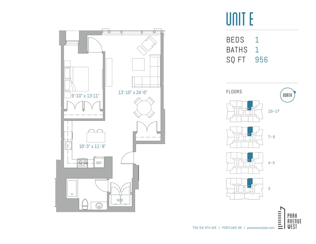 Floor Plan - Unit E