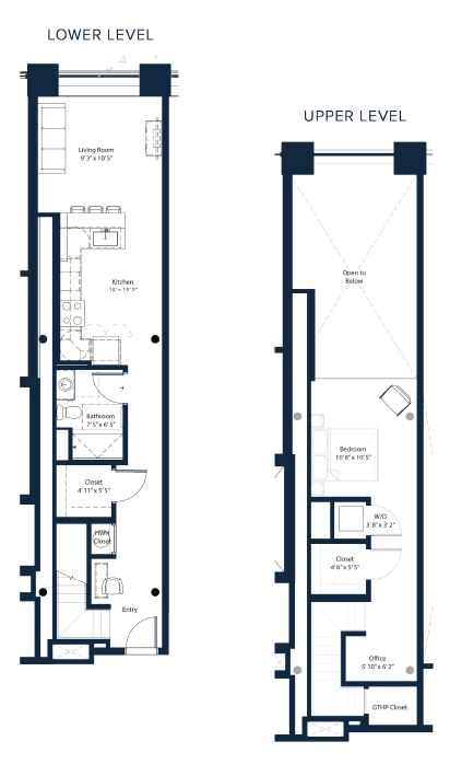 S1W_925 - One Bedroom Loft Standard
