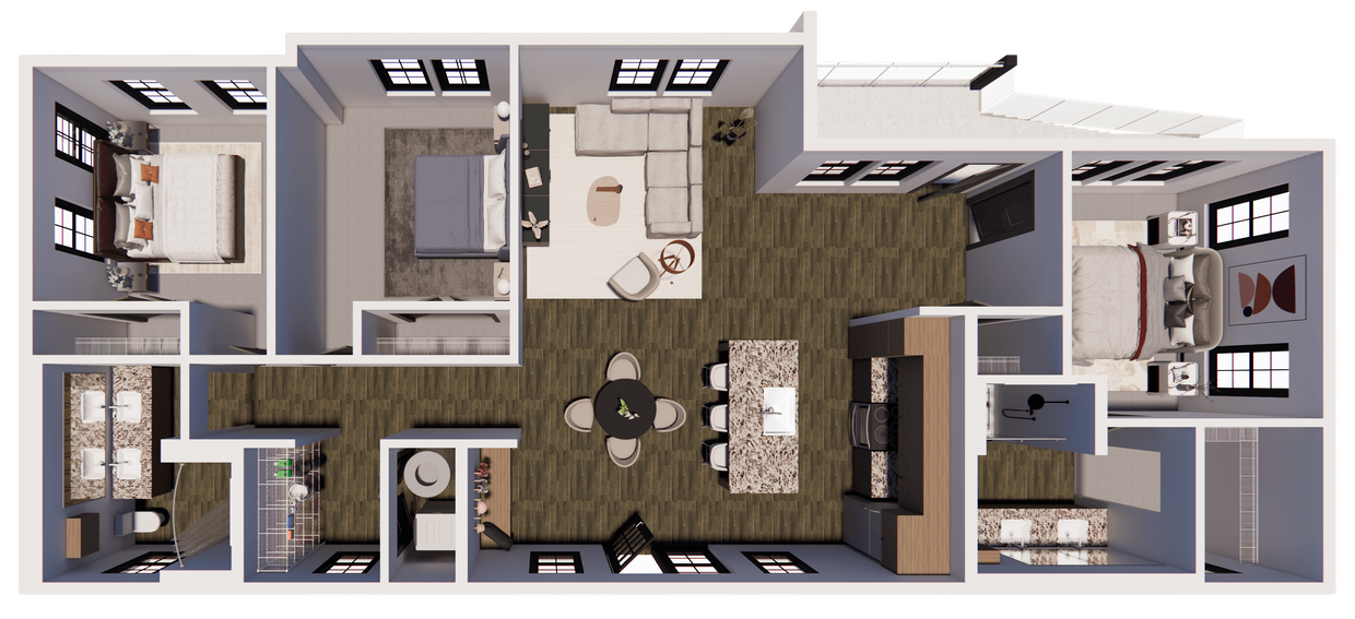 Floor Plan - Tailwind Carriage House 