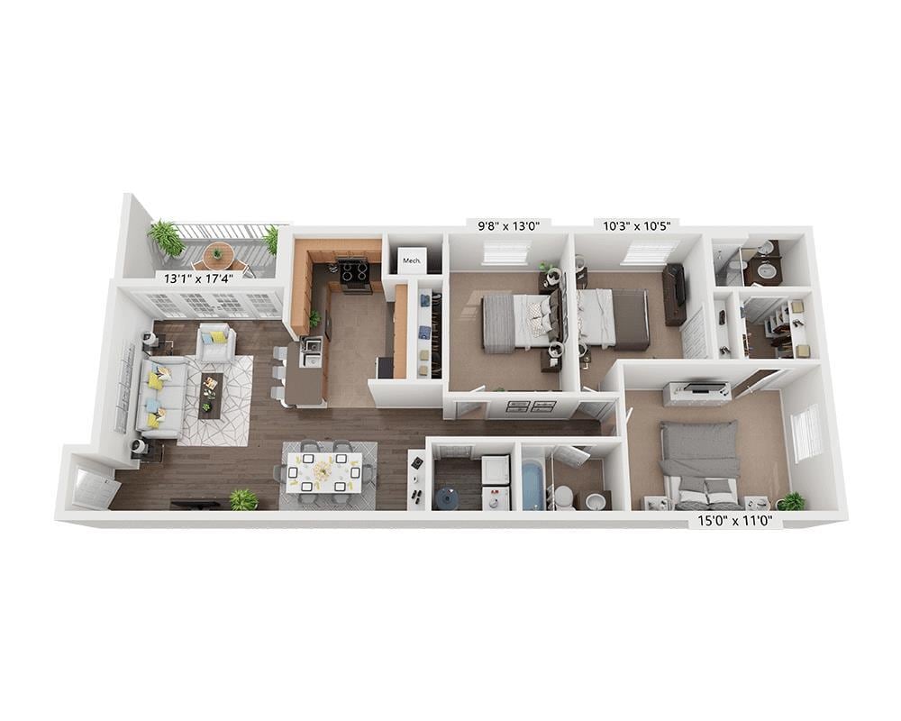 Floor Plan - Plan C2A