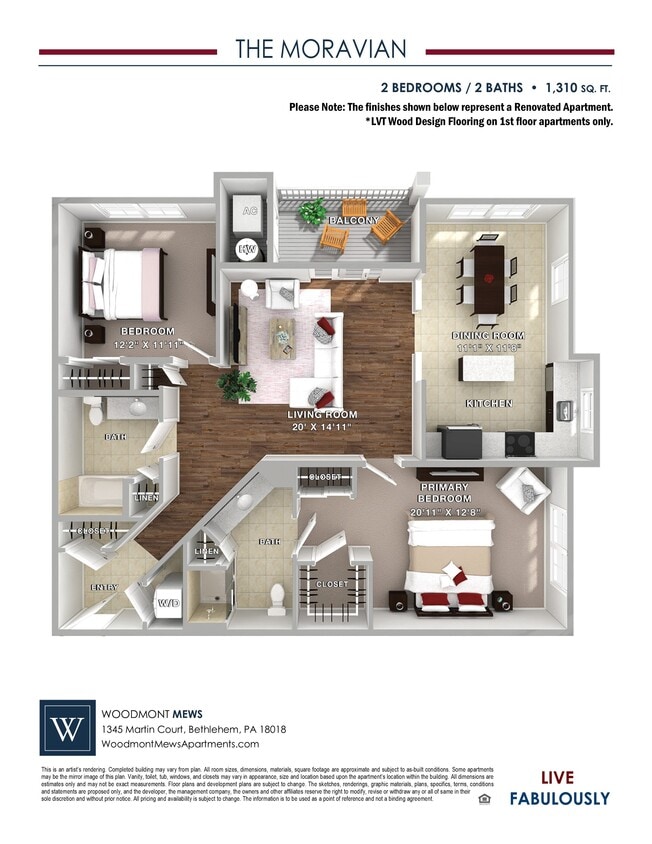 Floor Plan - Moravian