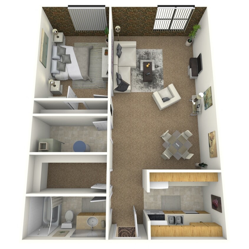 Floor Plan - Downtown