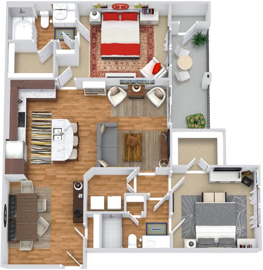 Floor Plan - The Topaz