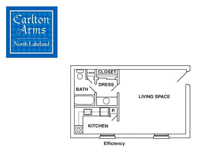 Floor Plan - Efficiency Upstairs