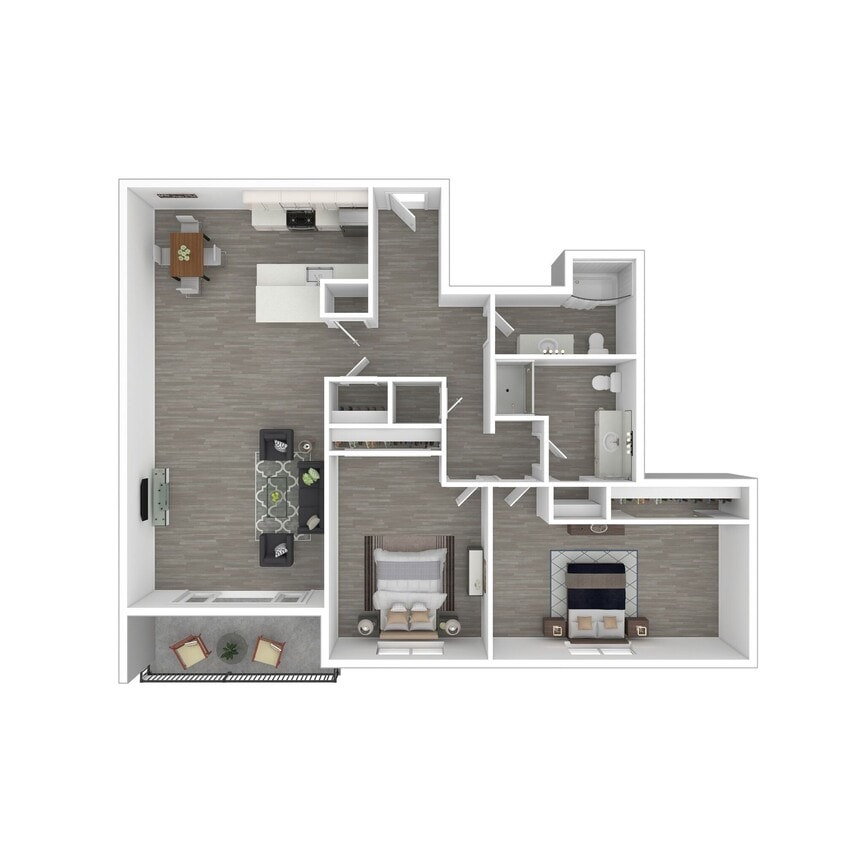 2 BD / 2 BA ? 950 SF - Wellesley
