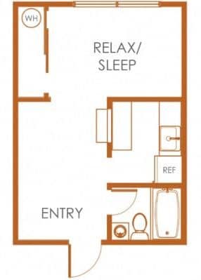 Floor Plan - Studio