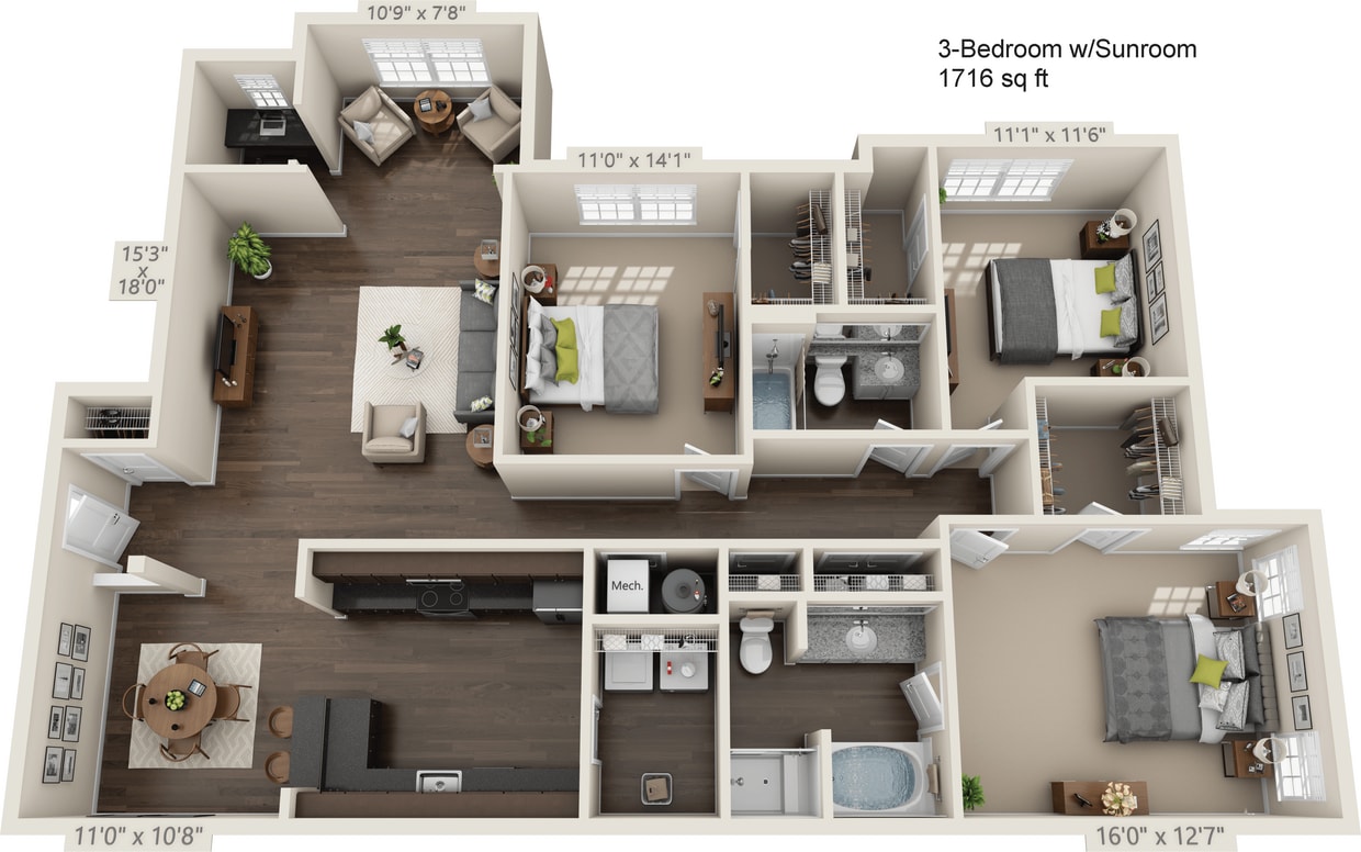 Floor Plan - Picturesque-S