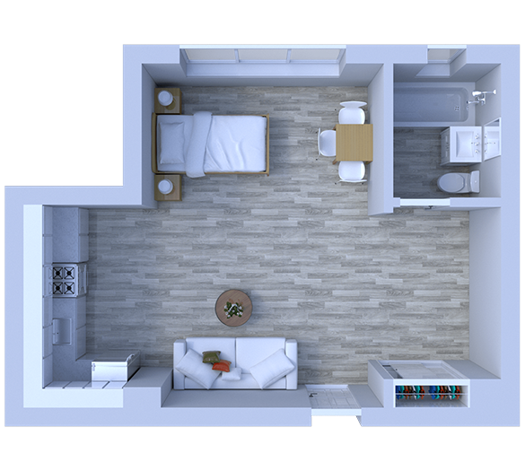 Floor Plan - Studio Floor Plan S5
