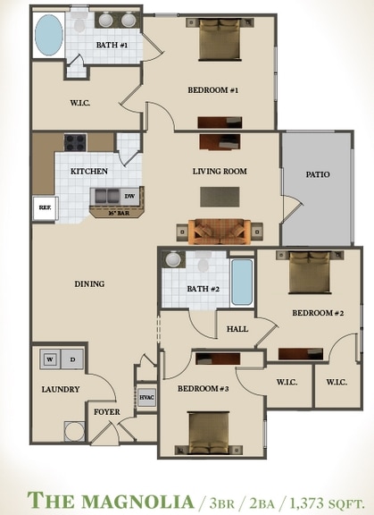 Floor Plan - The Magnolia