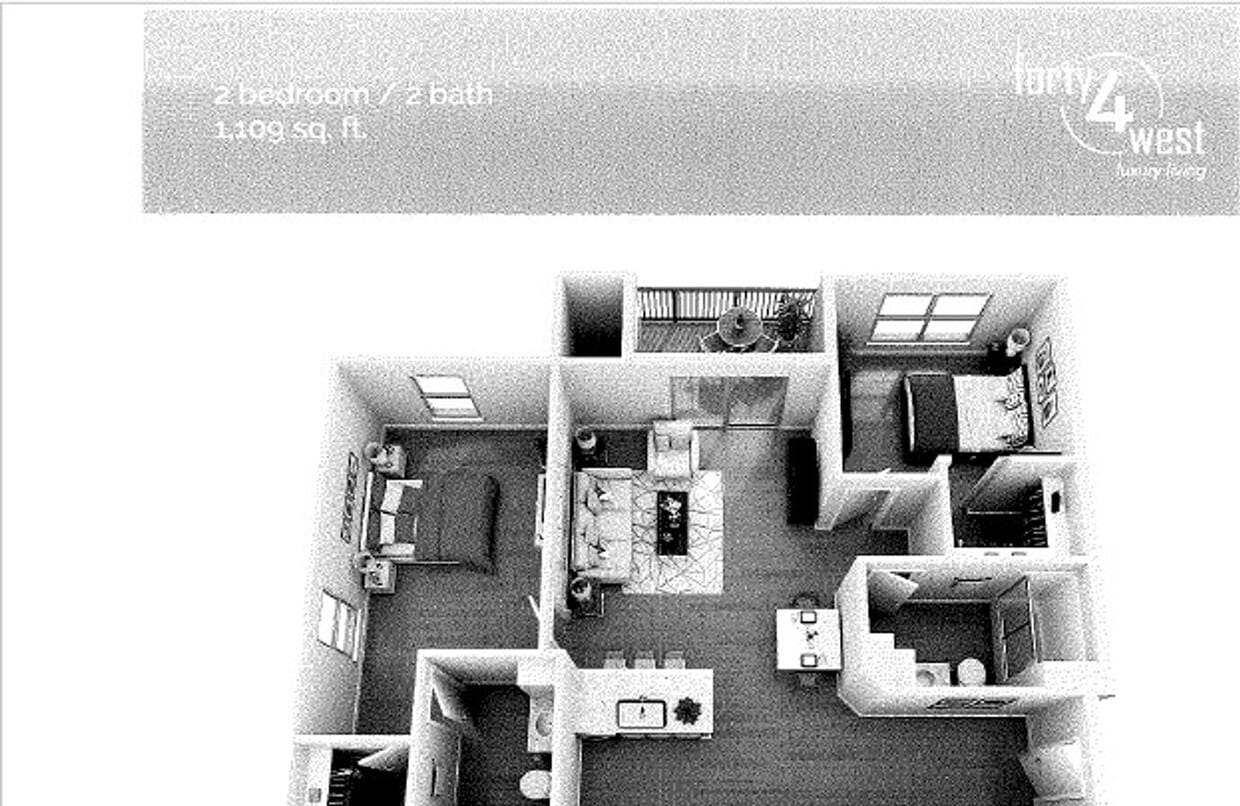 Floor Plan - The Valley 2B/2B 3rd Floor f