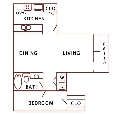 1 Bedroom - B - A2