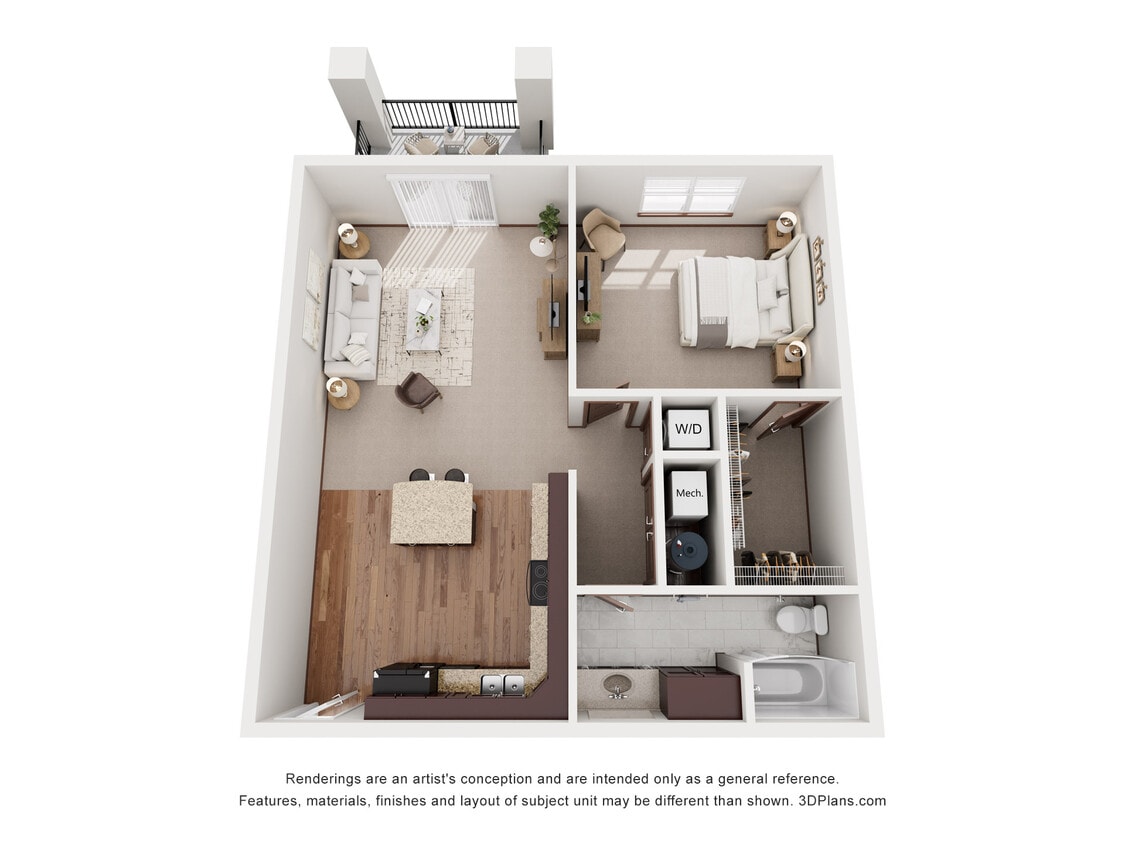 Jordan - 3D Floorplan - Jordan