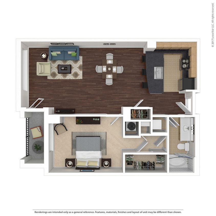 Floor Plan - Unit B1A