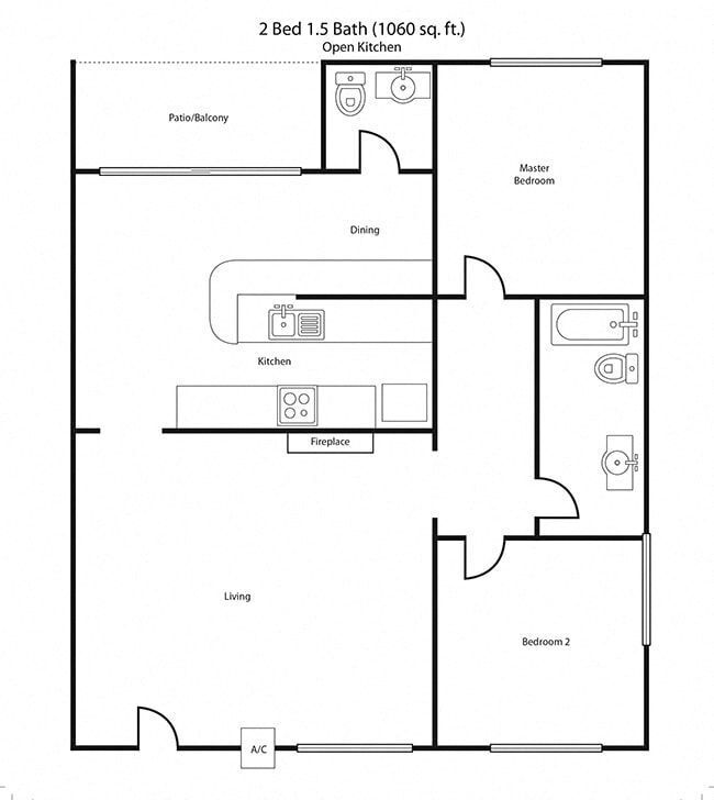 Floor Plan - 2X1