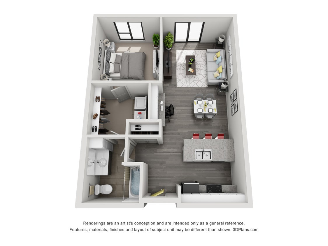 Floor Plan - Tangerine (1D)