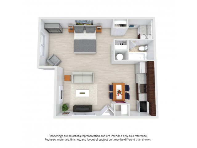 Floor Plan - Studio B