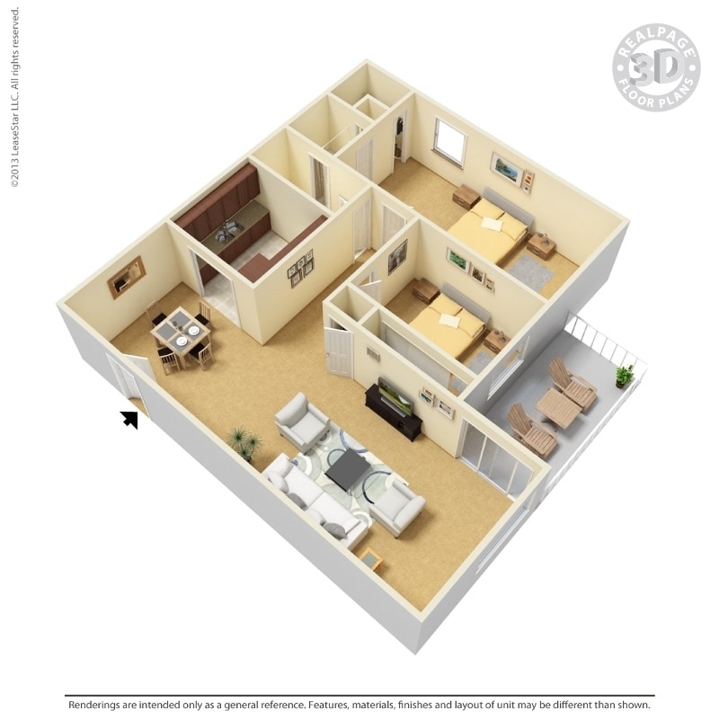 Floor Plan - 2 Bedroom A