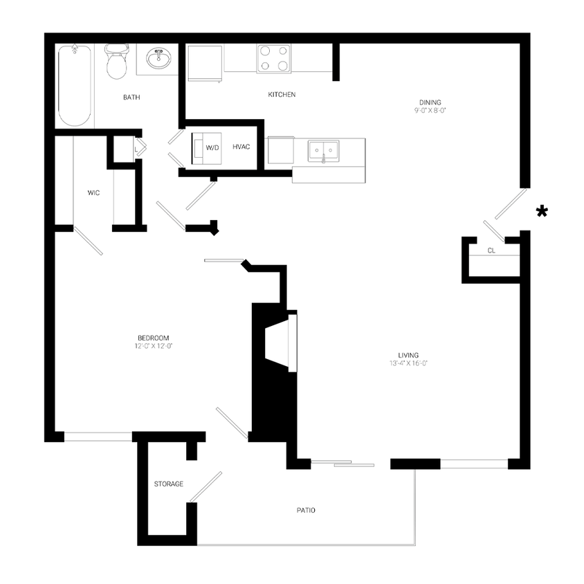 Floor Plan - The Jefferson
