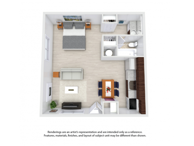 Floor Plan - Studio A
