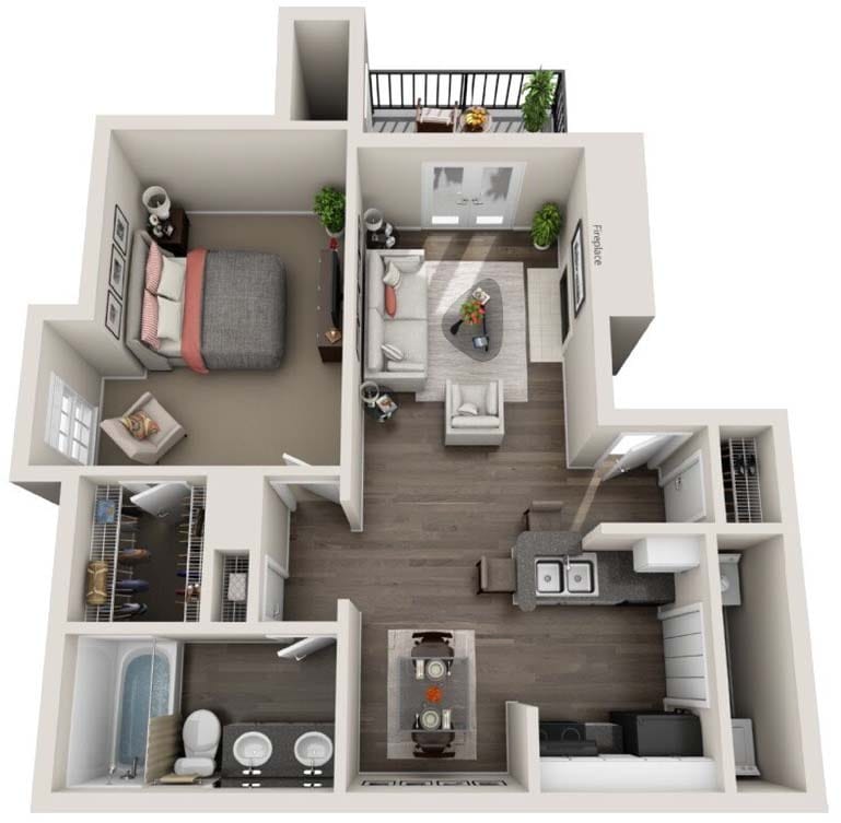 Floor Plan - The Marie
