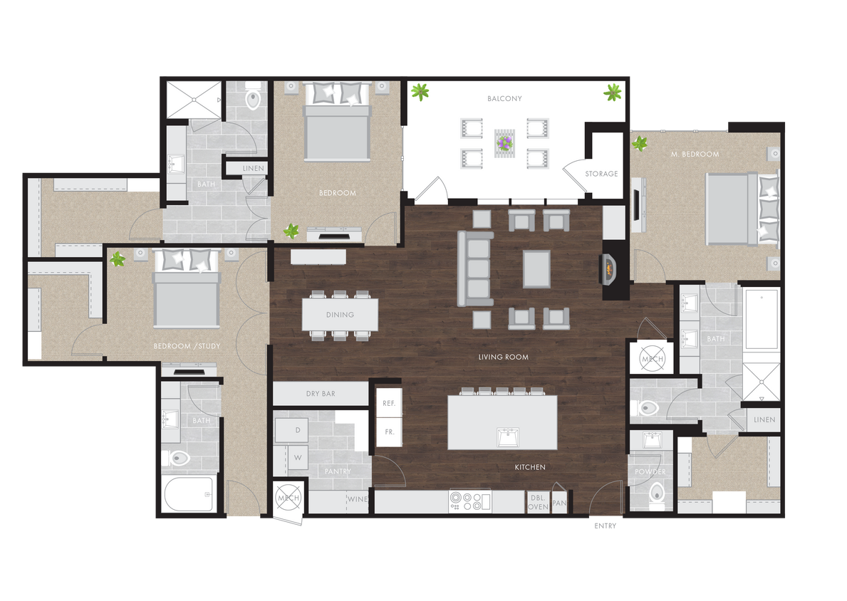 Floor Plan - Penthouse 1