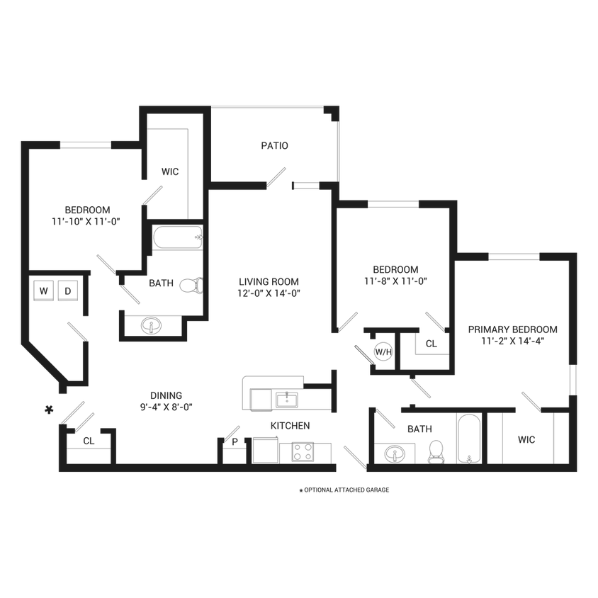 Floor Plan - Matterhorn - Garage