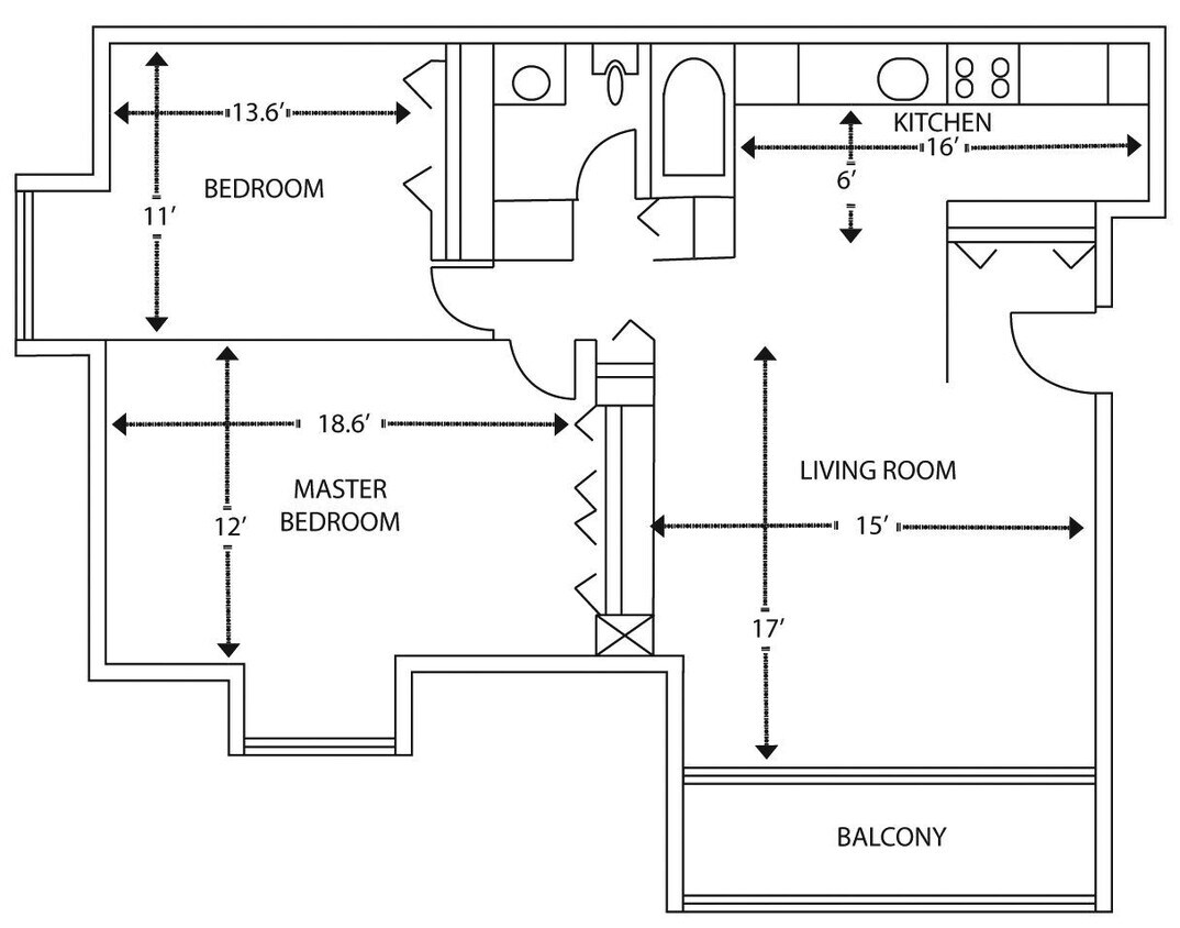 Floor Plan - 2 Bed A