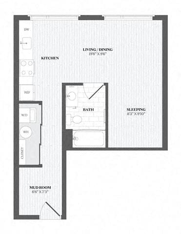 Floor Plan - Studio-S2 - 29 Audubon Street