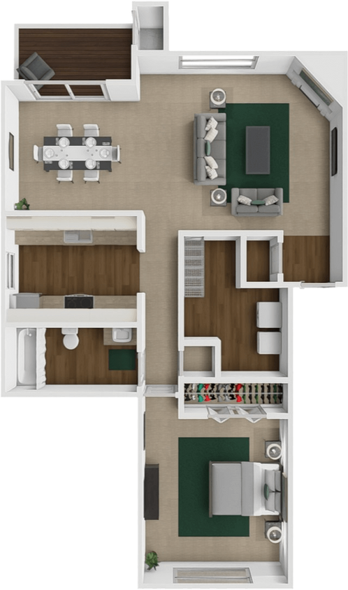 Floor Plan - The Oak Ridge
