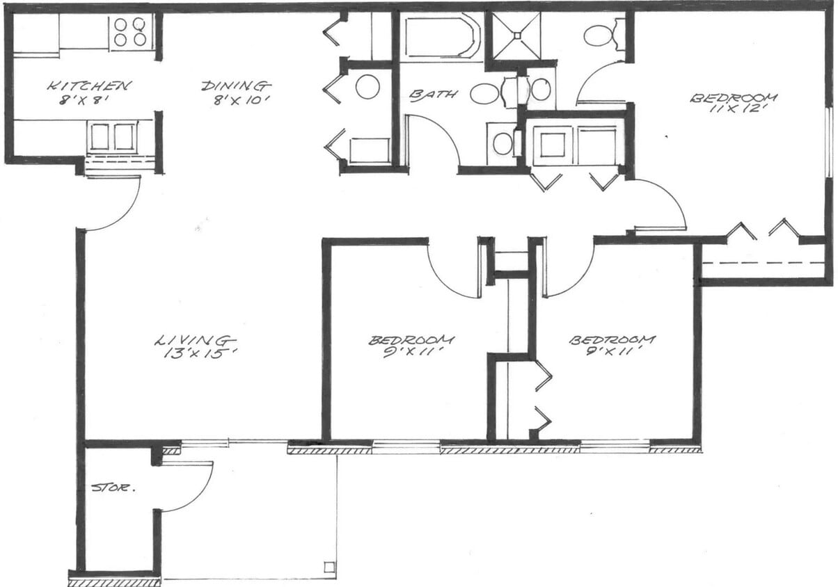 Floor Plan - 3 Bedroom 