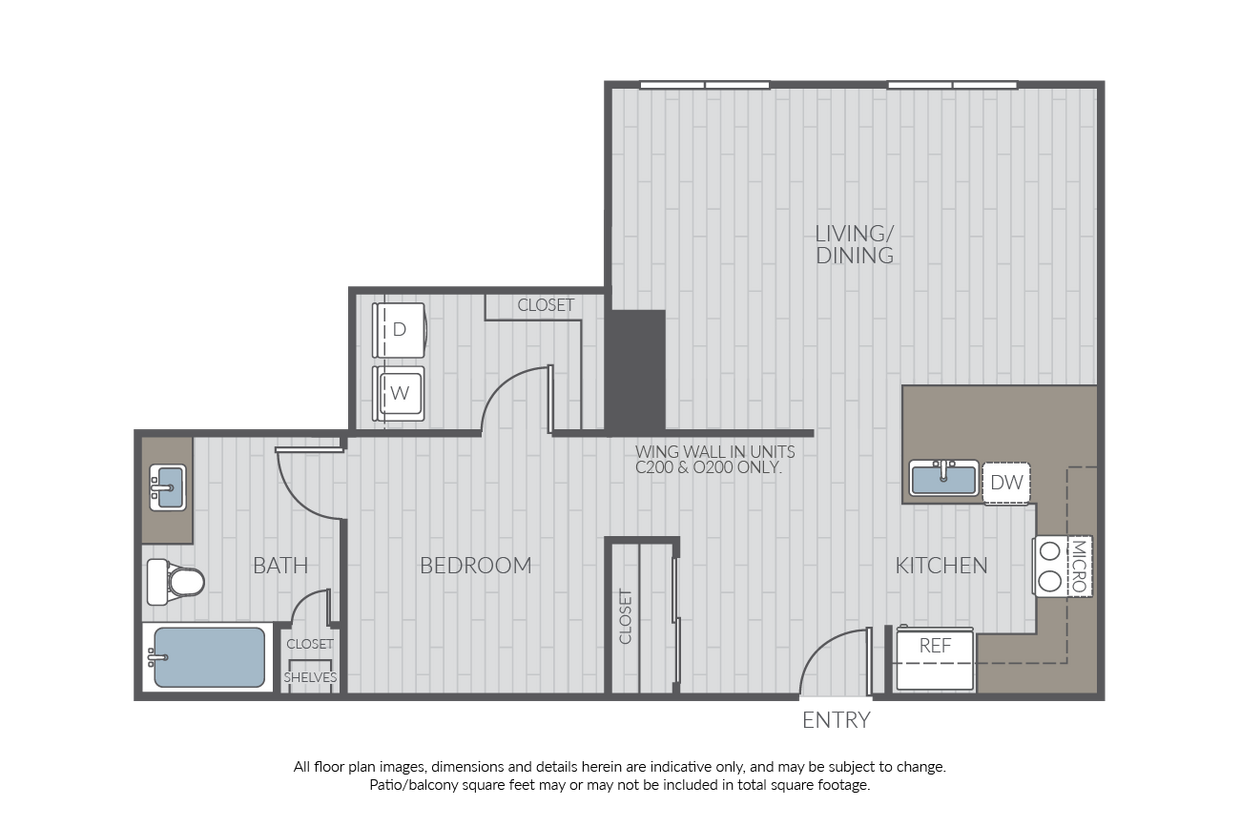Open 1 BR 1 BA - Plan 1B (BRAND NEW)