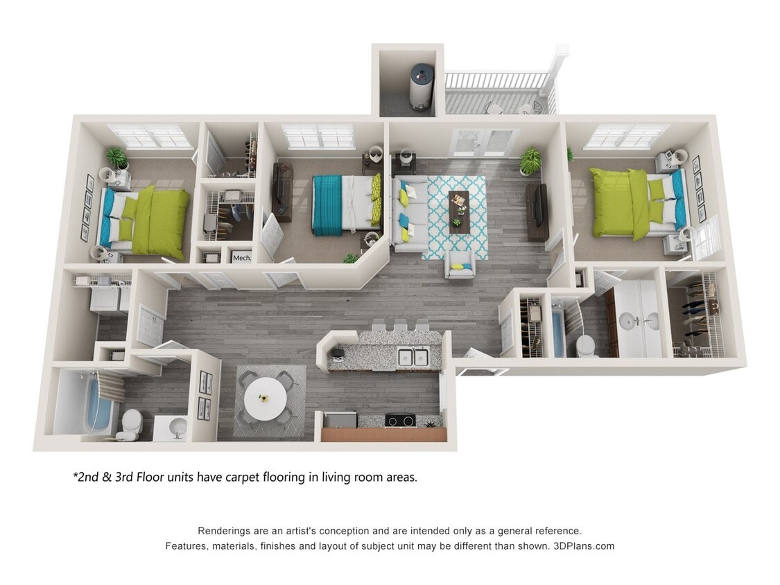 Floor Plan - Palm Ocracoke